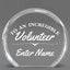 Church Awards - Clear Round Acrylic Awards - Personalize Online – Choose From 5 Designs