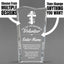 Church Awards - Clear Crystal Facet Wave Awards - Personalize Online – Choose From 5 Designs
