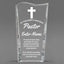 Church Awards - Clear Crystal Facet Wave Awards - Personalize Online – Choose From 5 Designs