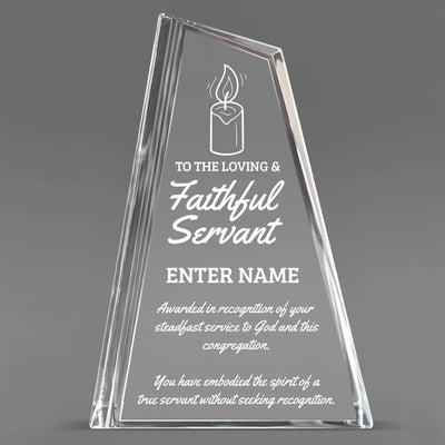 Church Awards - Crystal Peak Awards - Personalize Online – Choose From 5 Designs