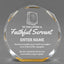 Church Awards - Gold Octagon Acrylic Awards - Personalize Online – Choose From 5 Designs