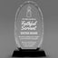 Church Awards - Optical Crystal Glass Oval Facet Awards - Personalize Online – Choose From 5 Designs