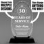 Church Awards - Optical Crystal Glass Oval Facet Awards - Personalize Online – Choose From 5 Designs