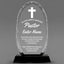 Church Awards - Optical Crystal Glass Oval Facet Awards - Personalize Online – Choose From 5 Designs