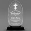 Church Awards - Optical Crystal Glass Oval Facet Awards - Personalize Online – Choose From 5 Designs