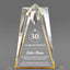 Church Awards - Gold Sculpted Star Acrylic Awards - Personalize Online – Choose From 5 Designs