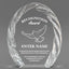 Church Awards - Oval Crystal with Decorative Edge Awards - Personalize Online – Choose From 5 Designs