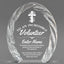 Church Awards - Oval Crystal with Decorative Edge Awards - Personalize Online – Choose From 5 Designs
