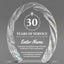 Church Awards - Oval Crystal with Decorative Edge Awards - Personalize Online – Choose From 5 Designs