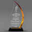 Appreciation Awards - Acrylic Gold Flame Awards - Personalize Online – Choose From 5 Designs