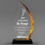 Appreciation Awards - Acrylic Gold Flame Awards - Personalize Online – Choose From 5 Designs