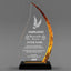 Employee Appreciation Awards - Acrylic Gold Flame Awards - Personalize Online – Choose From 5 Designs