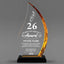 Long Service Awards - Acrylic Gold Flame Awards - Personalize Online – Choose From 5 Designs