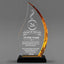 Long Service Awards - Acrylic Gold Flame Awards - Personalize Online – Choose From 5 Designs