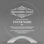 Appreciation Awards - Round Cosmic Acrylic Awards - Personalize Online – Choose From 5 Designs