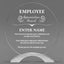 Employee Appreciation Awards - Round Cosmic Acrylic Awards - Personalize Online – Choose From 5 Designs
