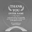 Thank You Awards - Round Cosmic Acrylic Awards - Personalize Online – Choose From 5 Designs