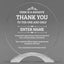 Thank You Awards - Round Cosmic Acrylic Awards - Personalize Online – Choose From 5 Designs