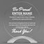 Thank You Awards - Round Cosmic Acrylic Awards - Personalize Online – Choose From 5 Designs