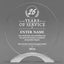 Long Service Awards - Round Cosmic Acrylic Awards - Personalize Online – Choose From 5 Designs