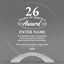 Long Service Awards - Round Cosmic Acrylic Awards - Personalize Online – Choose From 5 Designs