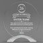 Long Service Awards - Round Cosmic Acrylic Awards - Personalize Online – Choose From 5 Designs