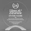 Long Service Awards - Round Cosmic Acrylic Awards - Personalize Online – Choose From 5 Designs
