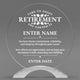 Retirement Awards - Round Cosmic Acrylic Awards - Personalize Online – Choose From 5 Designs