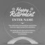 Retirement Awards - Round Cosmic Acrylic Awards - Personalize Online – Choose From 5 Designs