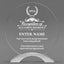 Achievement Awards - Round Cosmic Acrylic Awards - Personalize Online – Choose From 5 Designs
