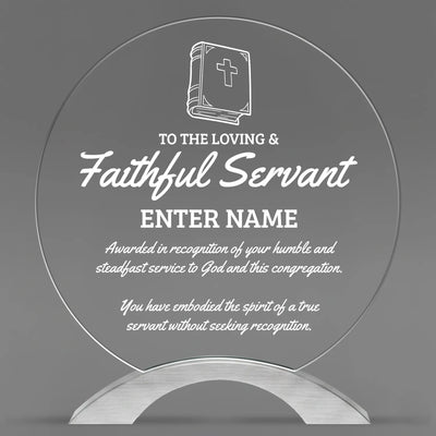 Church Awards - Round Cosmic Acrylic Awards - Personalize Online – Choose From 5 Designs