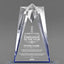 Employee Appreciation Awards - Blue Sculpted Star Acrylic Awards - Personalize Online – Choose From 5 Designs