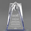 Employee Appreciation Awards - Blue Sculpted Star Acrylic Awards - Personalize Online – Choose From 5 Designs