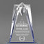 Retirement Awards - Blue Sculpted Star Acrylic Awards - Personalize Online – Choose From 5 Designs