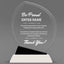 Thank You Awards - Crystal Oblong Awards with Black Accent - Personalize Online – Choose From 5 Designs