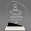 Long Service Awards - Crystal Oblong Awards with Black Accent - Personalize Online – Choose From 5 Designs