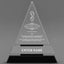 Appreciation Awards - Crystal Triangle Awards - Personalize Online – Choose From 5 Designs