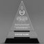Appreciation Awards - Crystal Triangle Awards - Personalize Online – Choose From 5 Designs