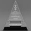Appreciation Awards - Crystal Triangle Awards - Personalize Online – Choose From 5 Designs
