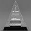 Appreciation Awards - Crystal Triangle Awards - Personalize Online – Choose From 5 Designs