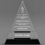 Employee Appreciation Awards - Crystal Triangle Awards - Personalize Online – Choose From 5 Designs
