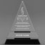 Employee Appreciation Awards - Crystal Triangle Awards - Personalize Online – Choose From 5 Designs
