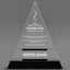 Thank You Awards - Crystal Triangle Awards - Personalize Online – Choose From 5 Designs