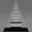 Long Service Awards - Crystal Triangle Awards - Personalize Online – Choose From 5 Designs