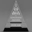 Long Service Awards - Crystal Triangle Awards - Personalize Online – Choose From 5 Designs
