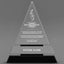 Retirement Awards - Crystal Triangle Awards - Personalize Online – Choose From 5 Designs