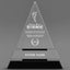 Retirement Awards - Crystal Triangle Awards - Personalize Online – Choose From 5 Designs