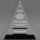 Achievement Awards - Crystal Triangle Awards - Personalize Online – Choose From 5 Designs