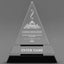 Achievement Awards - Crystal Triangle Awards - Personalize Online – Choose From 5 Designs