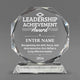 Leadership Awards - Crystal Glass Octagon Awards - Personalize Online – Choose From 5 Designs